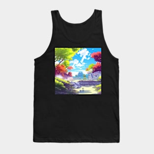 Anime Style Landscape Tank Top